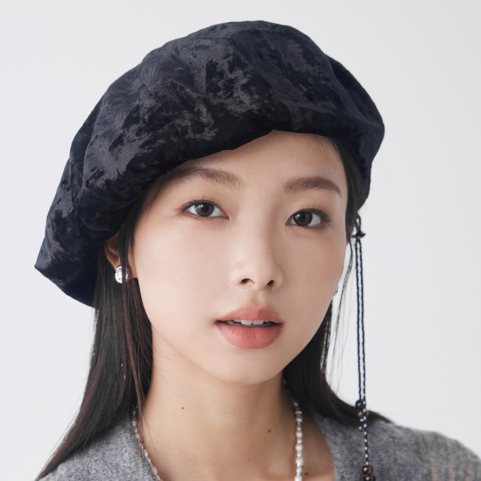 clásico复古绒百搭贝雷帽秋冬