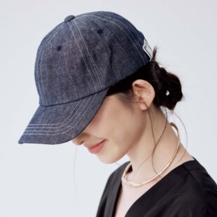 clásico复古洗水麻牛仔鸭舌帽百搭复古休闲软顶帽子