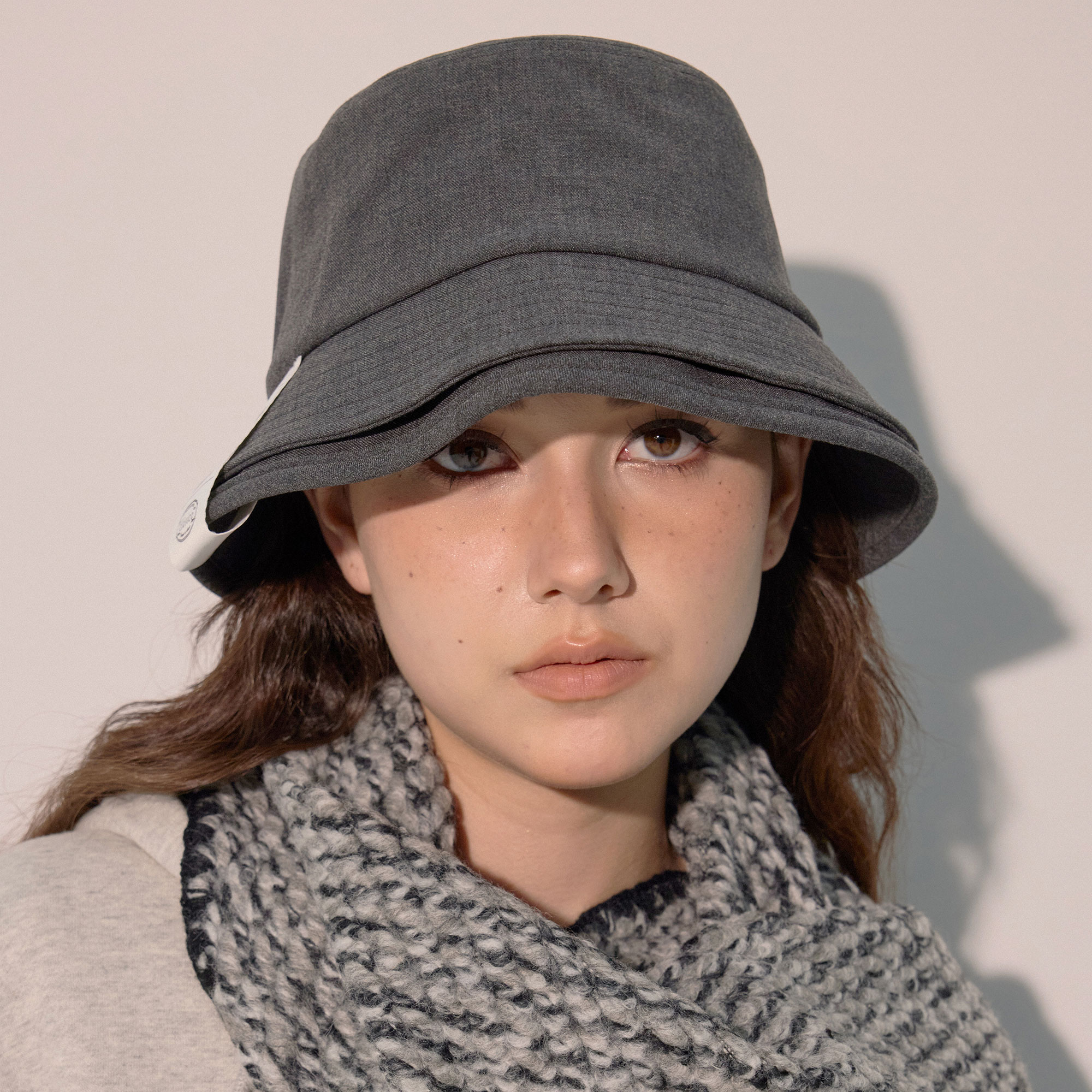 休闲时尚帽子渔夫帽牛仔洗水小众