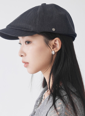 clásico西装窄型报童帽短檐秋冬英伦男女同款复古百搭帽子