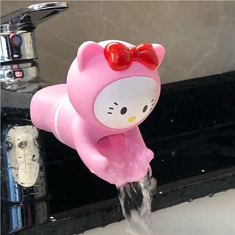 卫生间水龙头防溅水神器硅胶可爱卡通儿童洗脸盆水龙头延伸器加长