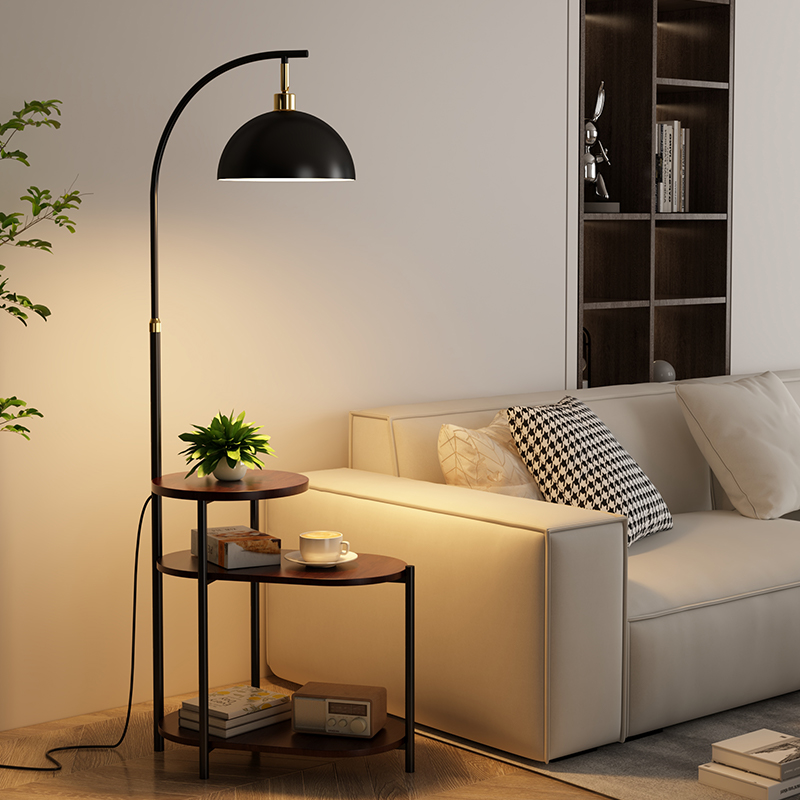 美式复古钓鱼落地灯客厅中古风