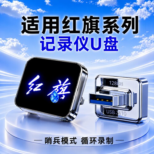 红旗行车记录仪哨兵U盘