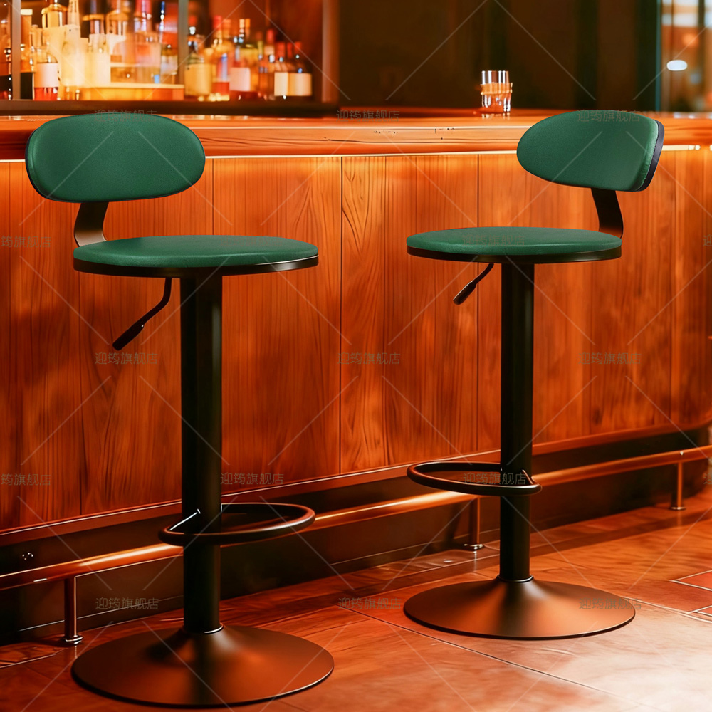 吧台椅椅子家用简约升降吧椅高脚凳旋转椅吧台凳设计师款轻奢吧凳