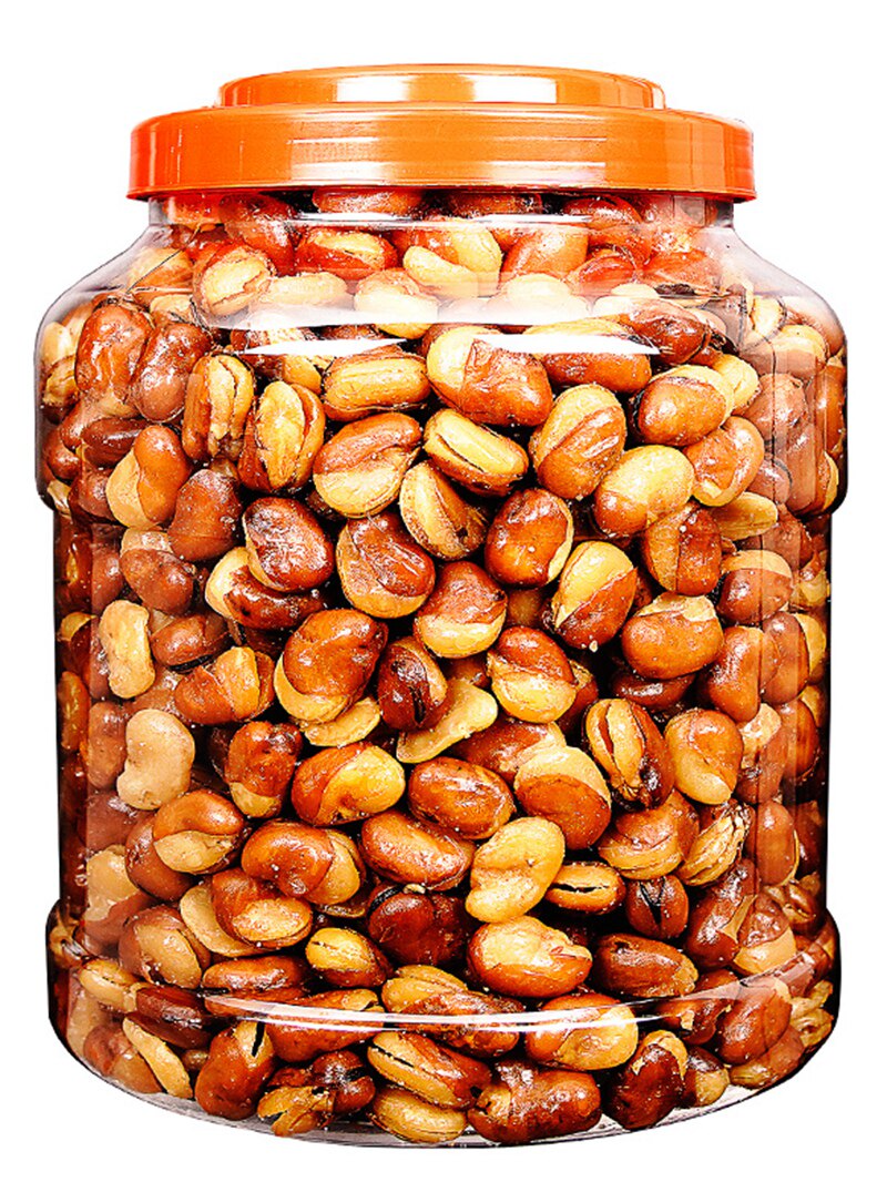 新货大罐装五香兰花豆蚕豆牛肉味500g 香酥馋