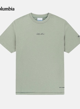 2024春夏新品哥伦比亚户外休闲衣女透气降温运动短袖T恤XL7660