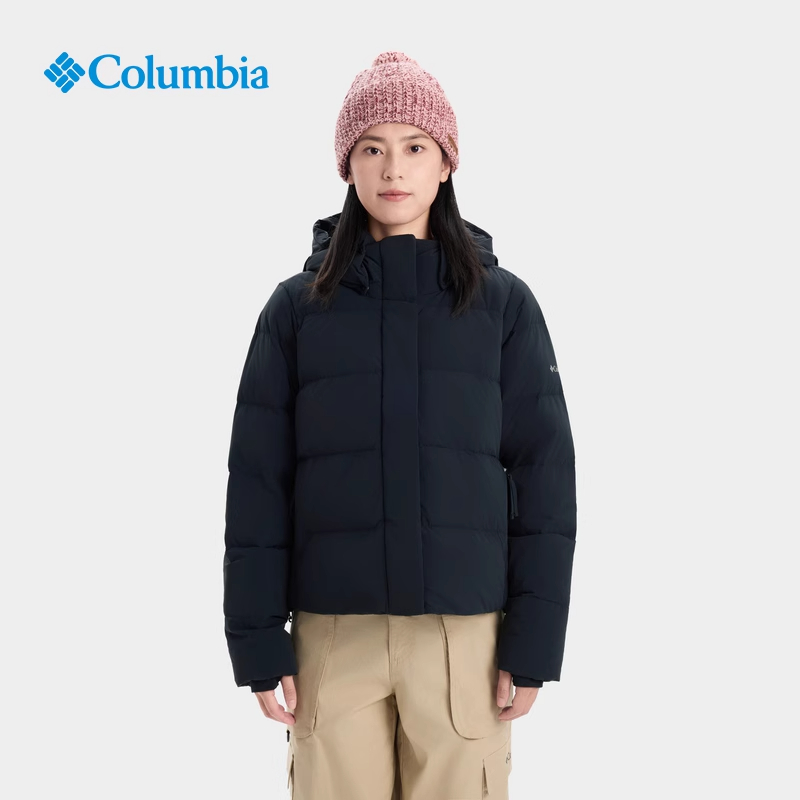 哥伦比亚户外女子拒水羽绒服