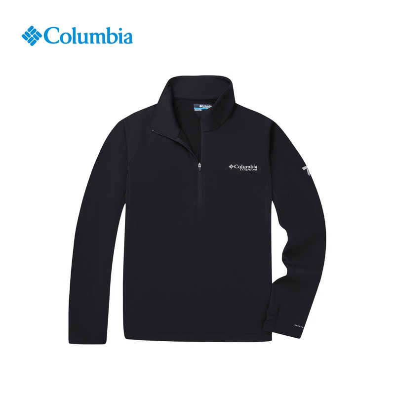 哥伦比亚户外男钛金吸湿速干T恤