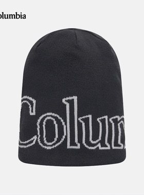 2024秋冬新品哥伦比亚户外帽男帽女帽保暖针织双面戴毛线帽CU7368