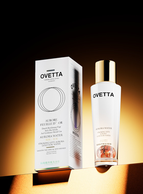 OVETTA抚纹提升极光金箔水柔润紧致肌底水滋养亮肤细腻弹润补水