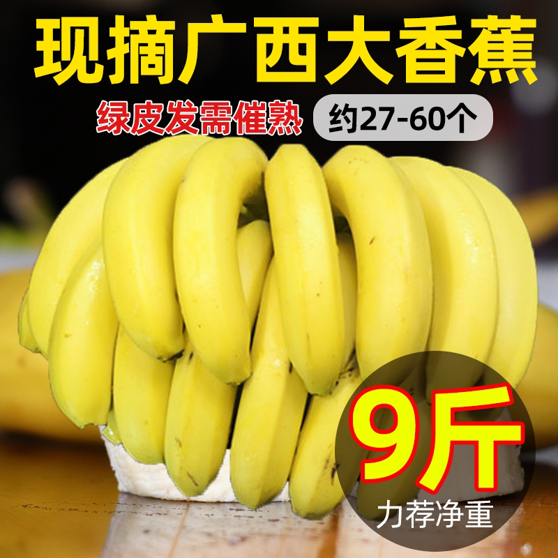 广西大香蕉新鲜绿皮发需催熟