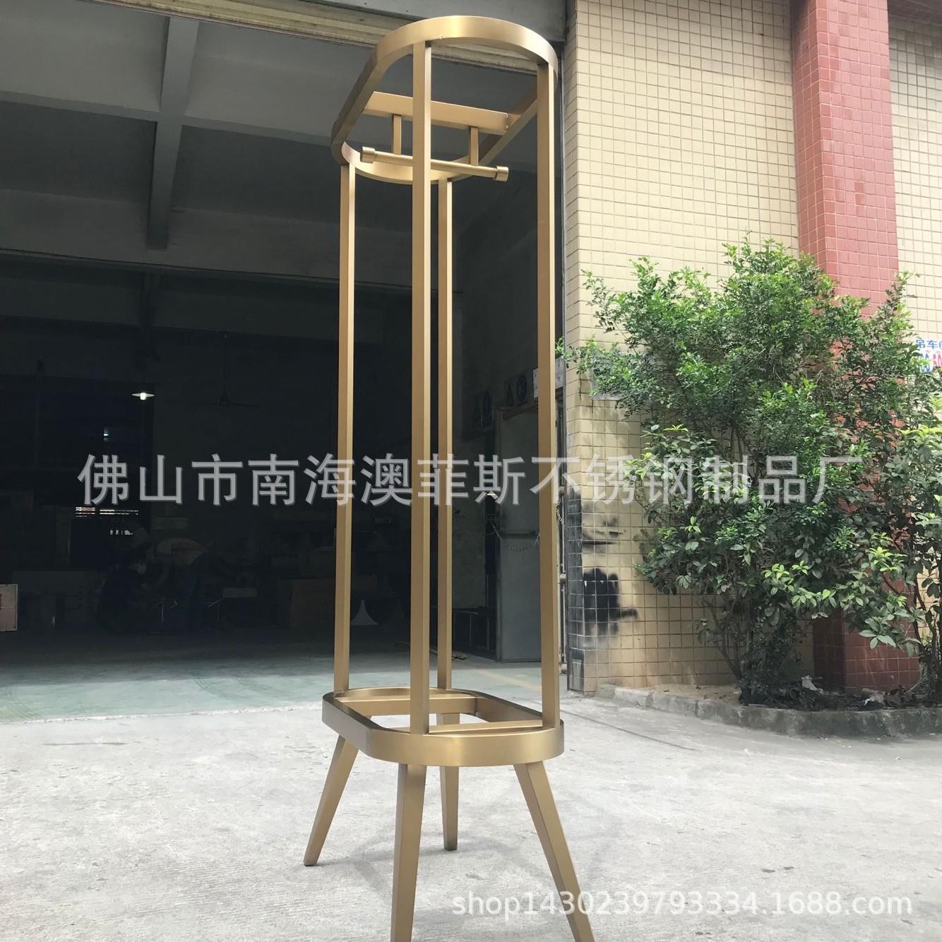 档服装店货架展示架落地式女时装店陈列架不锈刚中岛架