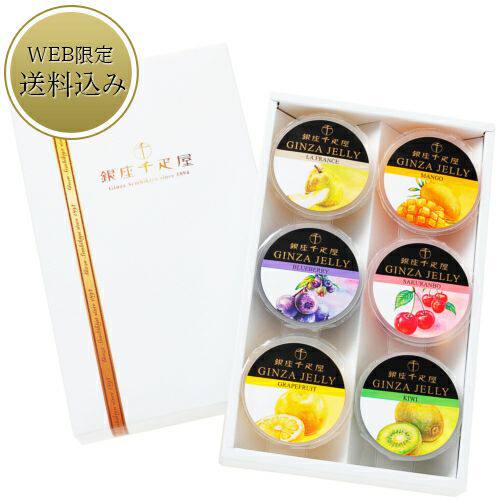 【直邮】日本进口銀座千疋屋樱桃芒果蓝莓葡萄柚味布丁果冻礼盒