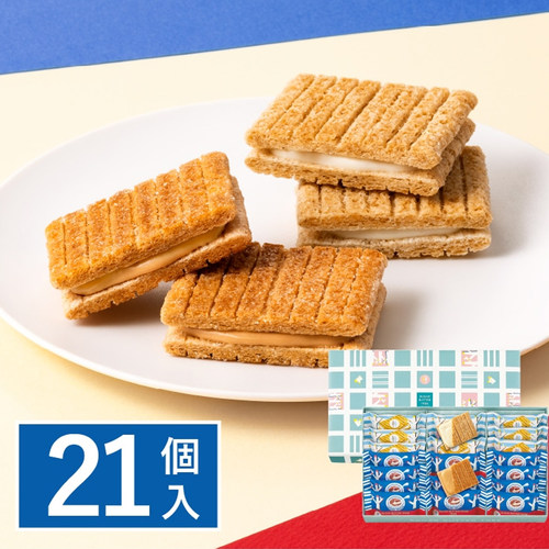 日本进口黄油焦糖礼盒夹心饼干