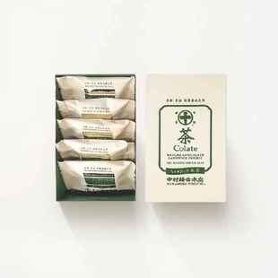 日本进口直邮中村藤吉抹茶专卖店抹茶夹心曲奇礼盒5个装9个装