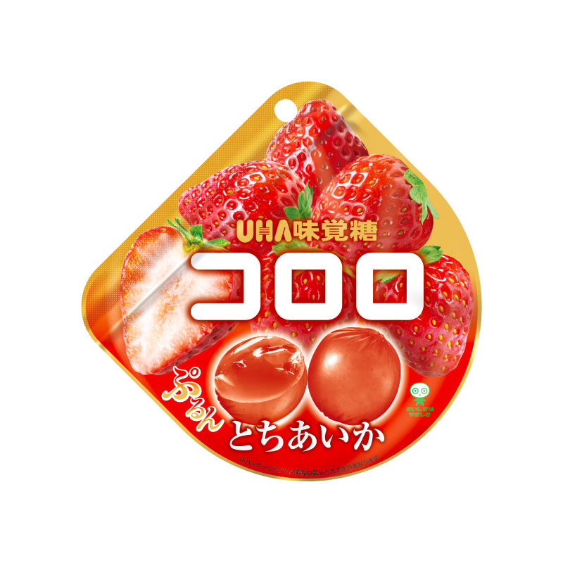 日本直邮 悠哈酷露露果汁软糖草莓葡萄味可乐苏打爆浆 水果软糖