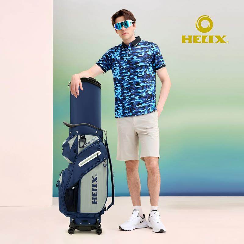 HELIX喜力克斯高尔夫航空包25年新款万向轮飞机托运包golf装备包