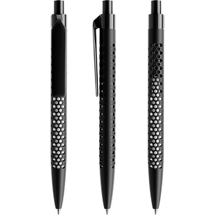 prodir笔中性笔黑色0.5mm高颜值蓝黑色镂空按动式男士商务办公高档签字笔定制创意超轻手感瑞士进口水笔