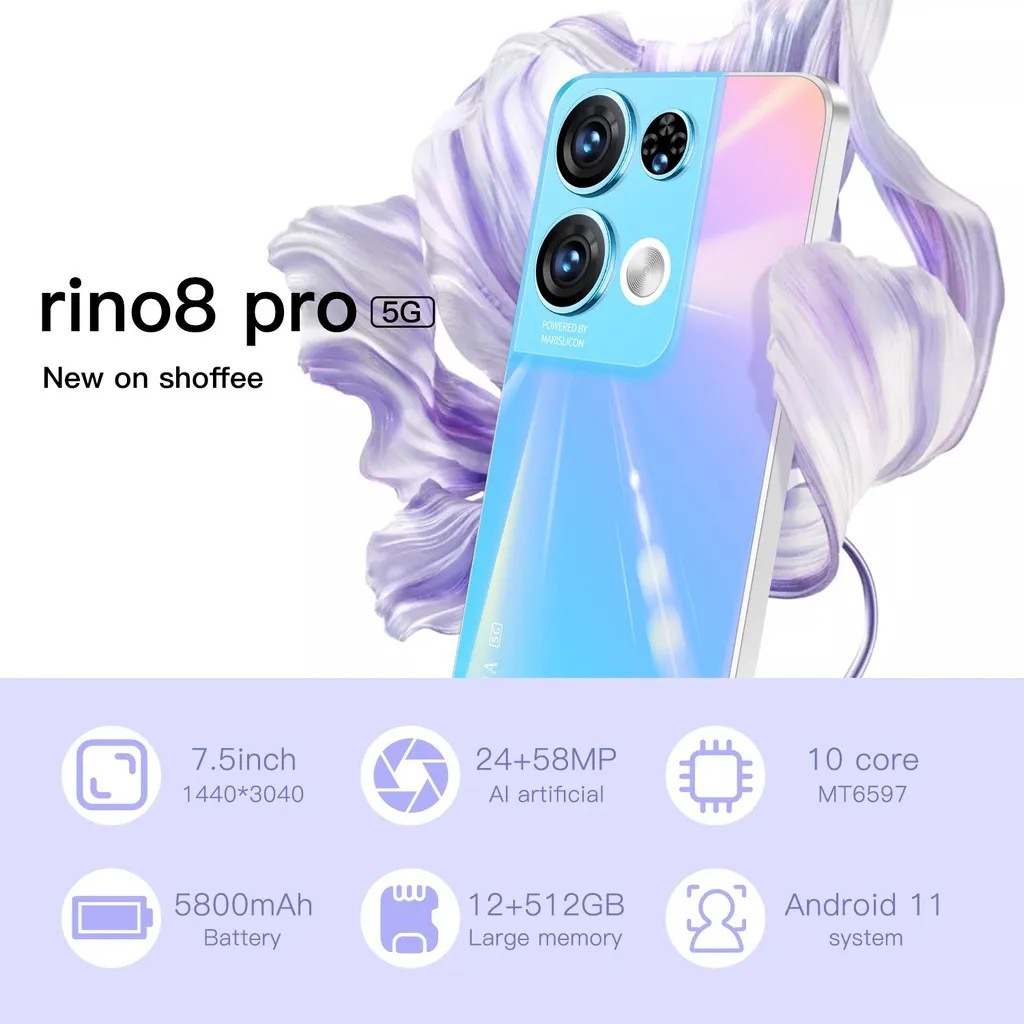 新款Rino8Pro跨境智能手