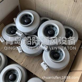 小额船用管道风机C 250C镀锌板圆形管道通风机小型排烟