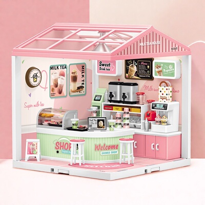 DIY拼装小屋超级世界厨房