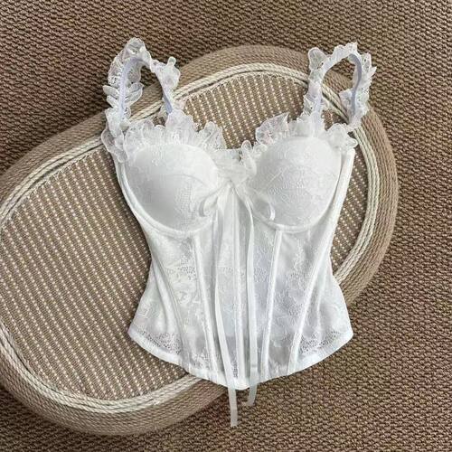 MENGQI甜辣妹带胸垫修身吊带