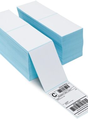 4x6 Direct Thermal Labels (1 Roll, 500 Labels) - Commercial Grade Shipping Labels