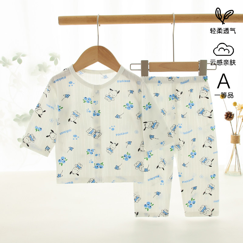 儿童睡衣夏季超薄款家居服套装