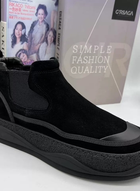 帕达索加绒保暖棉鞋英伦加厚短靴真皮马丁靴高帮男靴231210