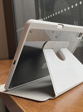 适用华为平板matepad11.5s亚克力720旋转se保护套pro13.2防弯air透明10.8笔槽12.6包边防摔10.4软mini壳