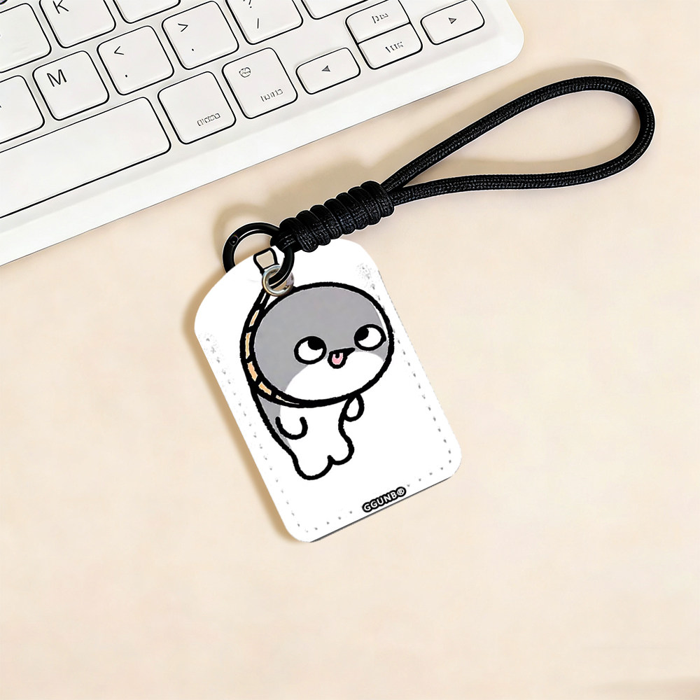 上吊咸鱼君NFC感应卡门禁水滴小卡套钥匙扣迷你NFC感应小区公交