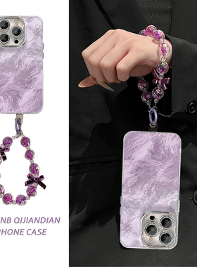 渐变紫色素纹紫蝴蝶适用华为nova13Pro手机壳12/11高级10/9个性8荣耀300/200小众100简约90防摔80软70