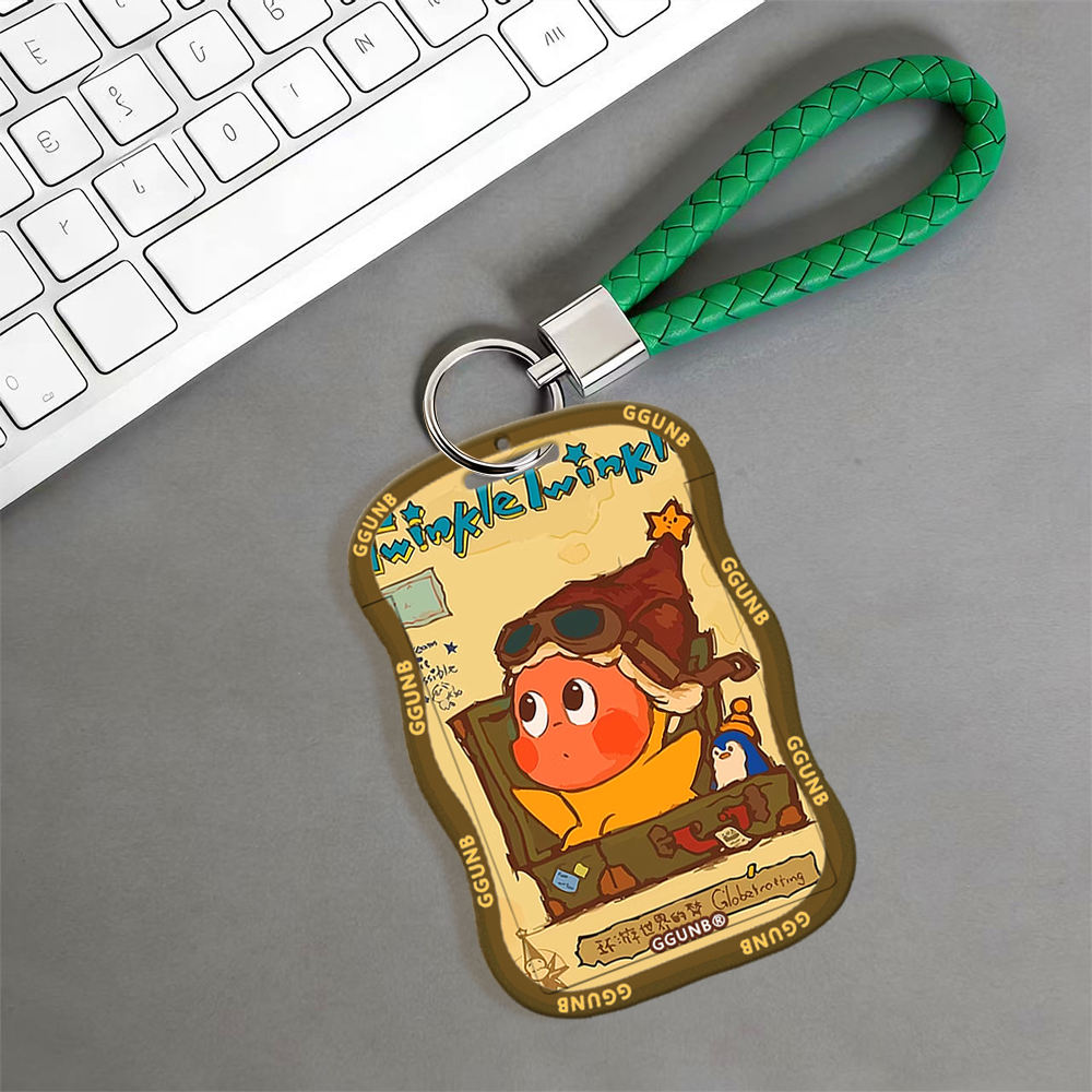 皮箱飞行员小人NFC感应卡套学生滑盖卡套饭卡地铁小区卡包学生卡公