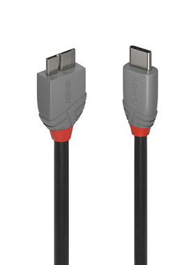 德国LINDY USB3.2 C对Micro-B连接线希捷西数三星移动硬盘数据线