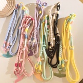 防丢 ins撞色尼龙编织斜跨长绳适用手机壳DIY可拆卸背带便携多功能CCD相机结实挂链手机户外挂绳女款 潮款 个性