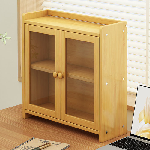 桌面置物架儿童书架多功能橱柜子厨房调料瓶多层手办防尘收纳储物