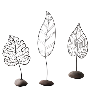 Oteiza现代简约创意大理石托盘摆件软装样板间客厅桌面水磨石果盘