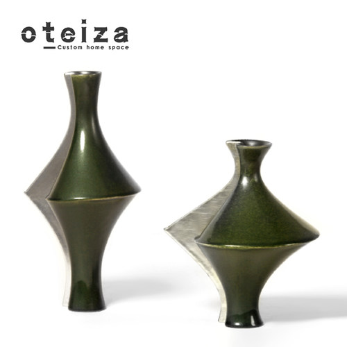 Oteiza现代简约陶瓷花器样板间售楼处客厅书房软装插花花瓶装饰品