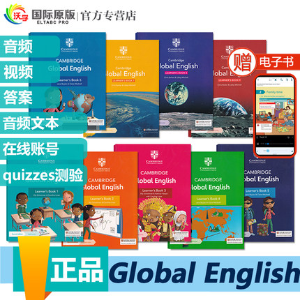 原版 剑桥国际少儿英语第二版 Cambridge Global English 1/2/3/4/5/6/7/8/9 starters预备级 YLE/KET/PET考试剑桥大学出版社