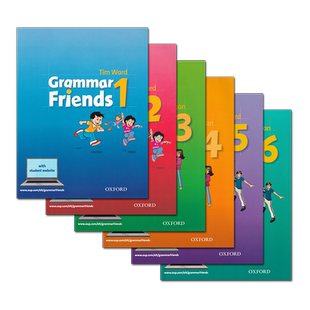 牛津小学英语语法书 英文原版 Oxford Grammar Friends 1/2/3/4/5/6语法做朋友涵盖剑桥少儿英语考试语法寒暑假短期学习