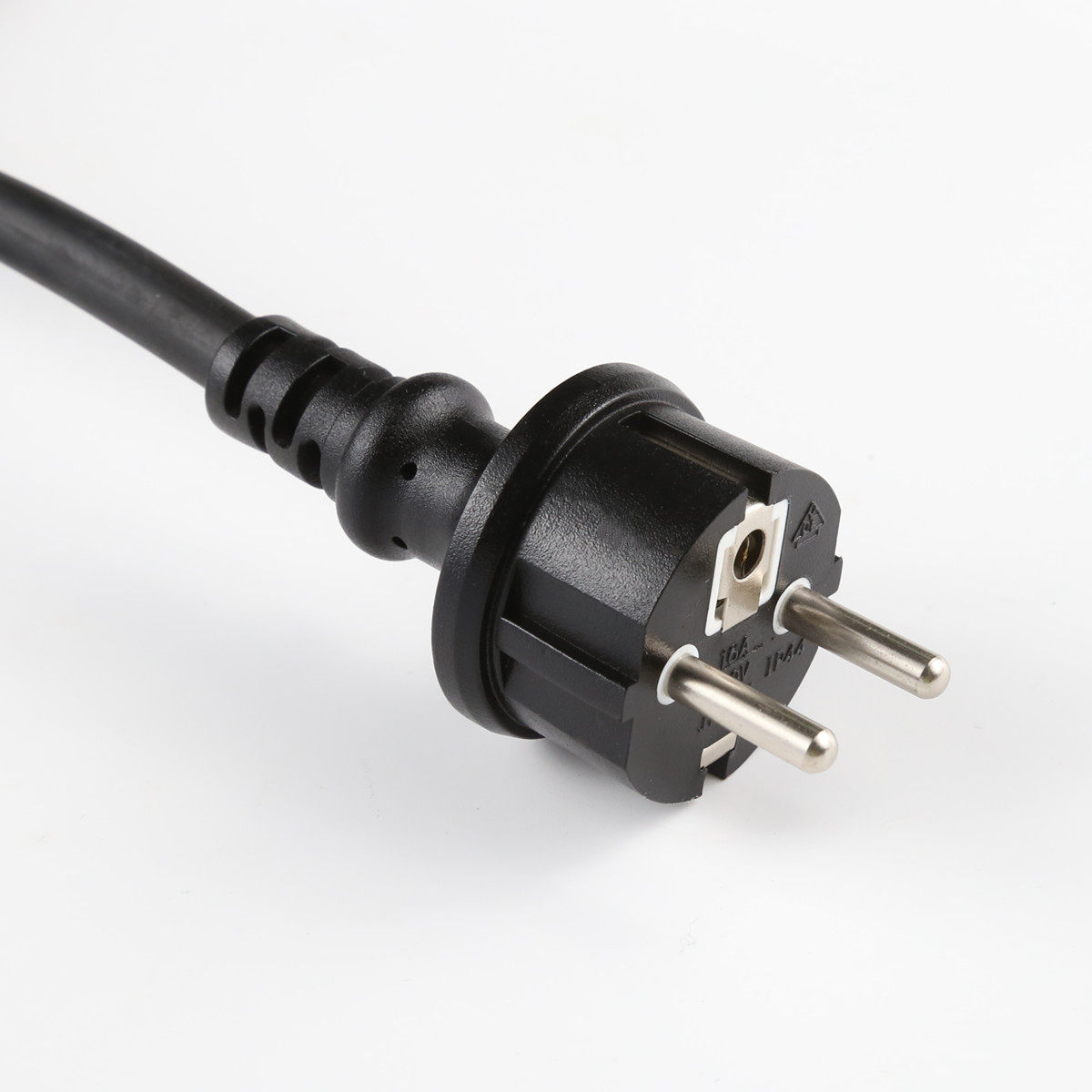 可定制欧规电源纯铜欧标插头三孔3芯1/1.5平方工厂品质保证