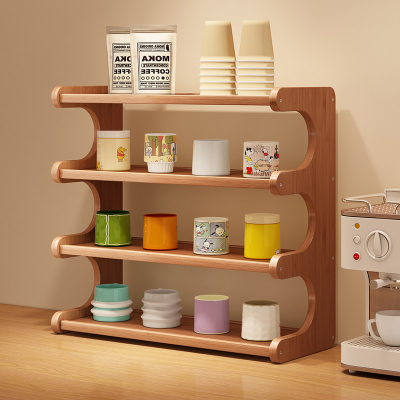 置物架桌面多层隔板小型整理收纳宿舍办公室书架杯子台面收纳神器