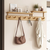 挂衣架门后墙上壁挂免打孔玄关入户进门创意家用小型简约收纳挂钩