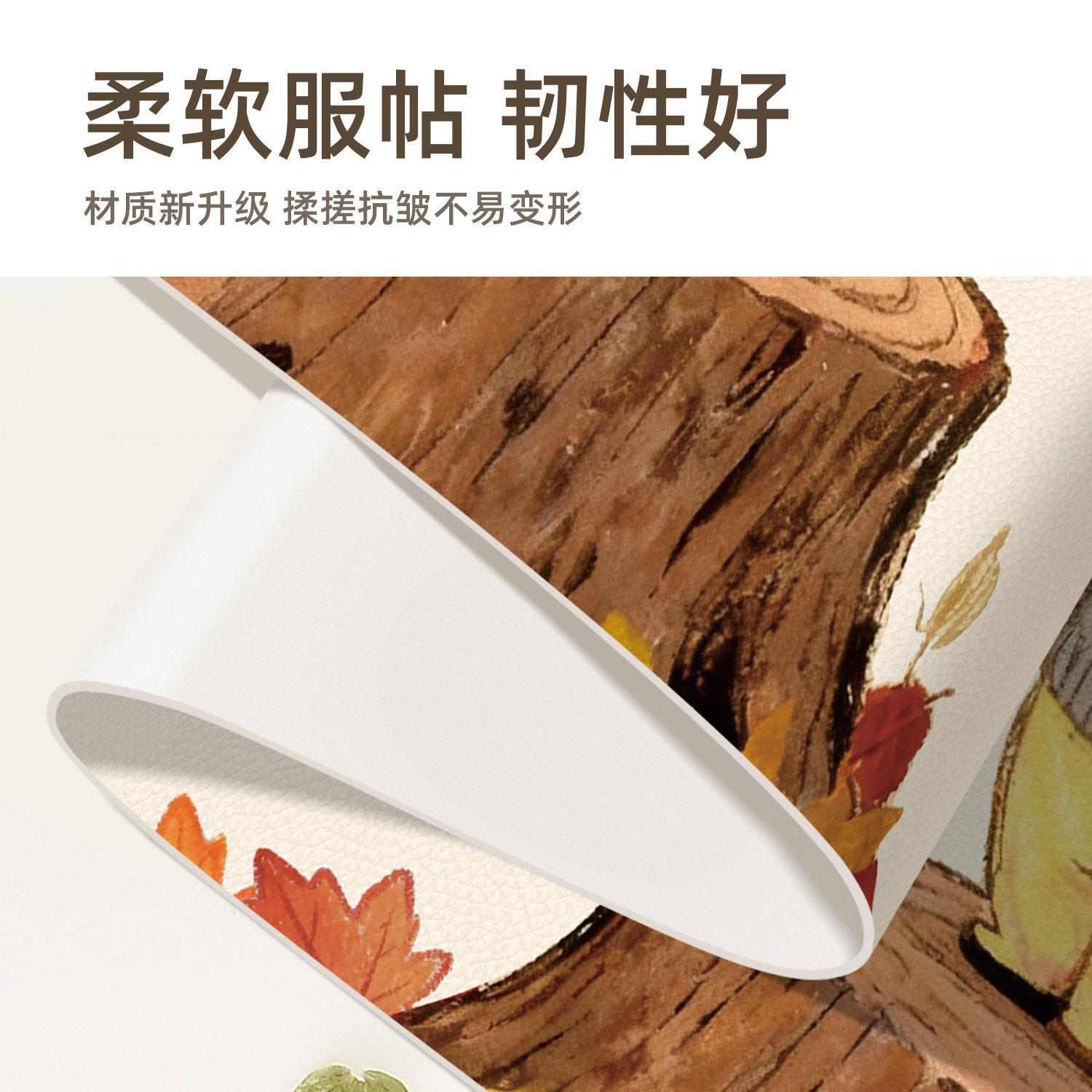 星星人头柜垫子防水防油免洗桌箱垫冰尘盖佐致(收布洗床衣机桌布