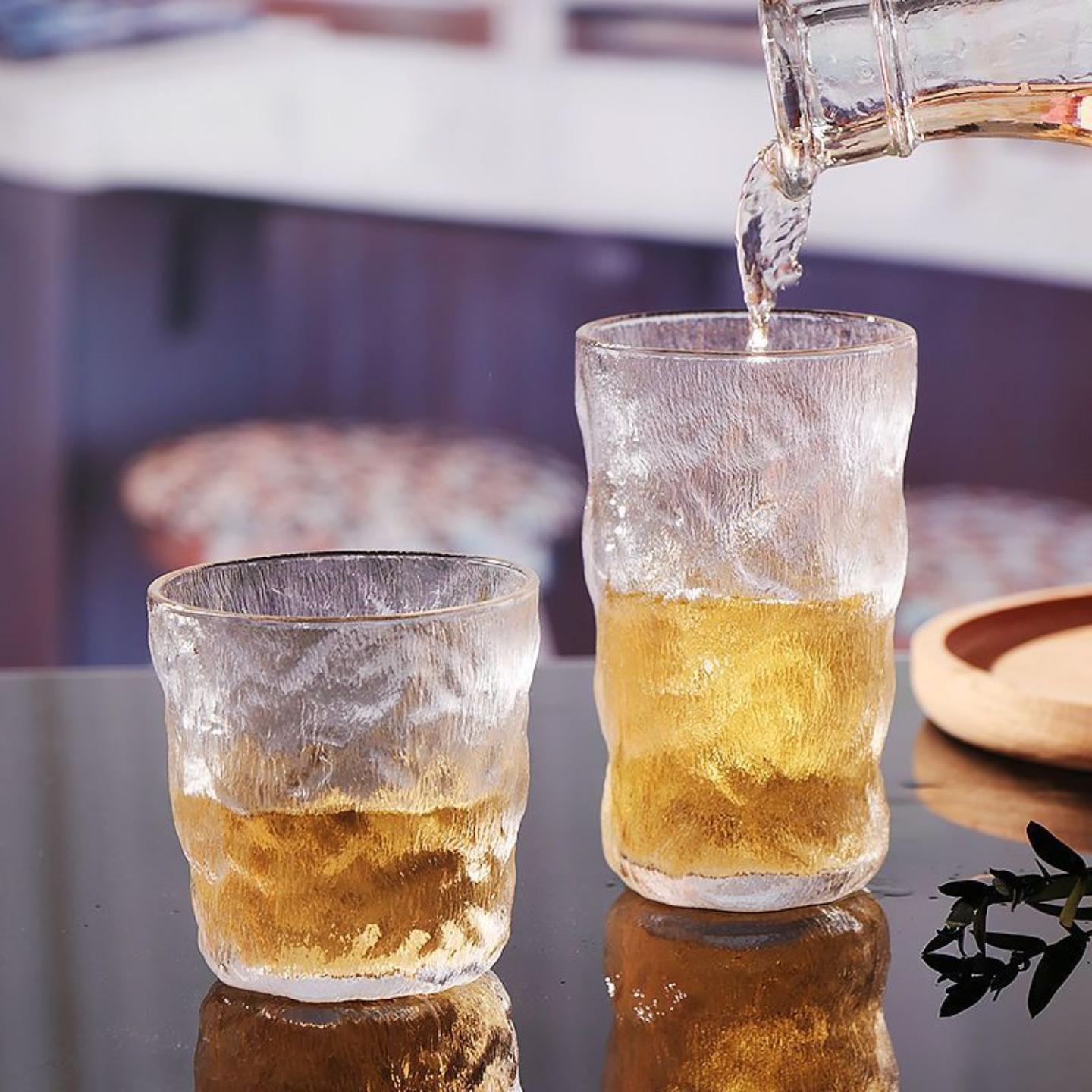 日式冰川杯高颜值玻璃杯水杯网红