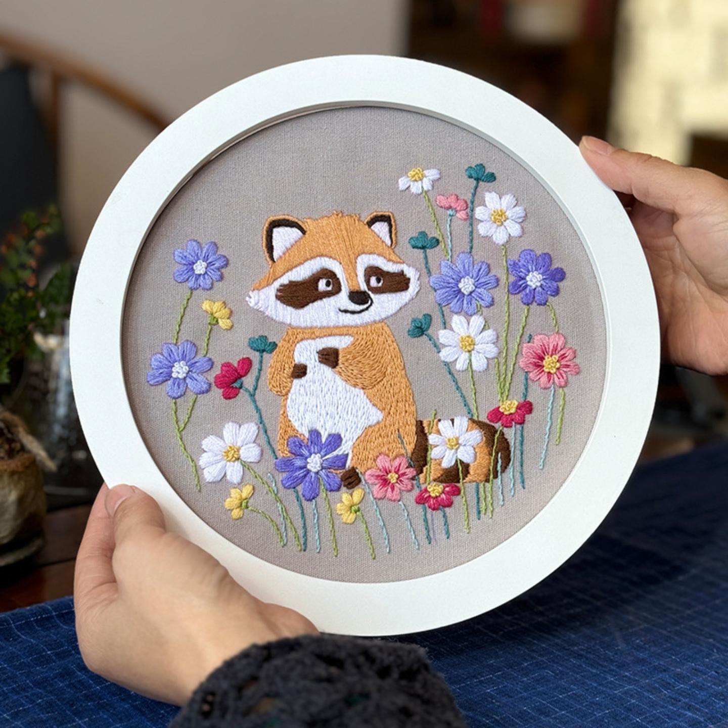 卡通可爱小熊挂画手工diy材料包