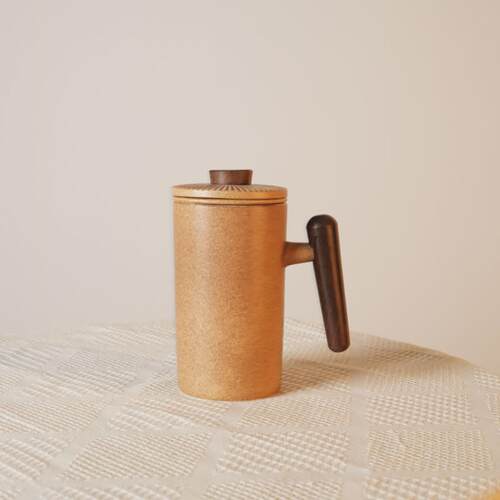 陶瓷办公水杯茶杯茶水分离泡茶