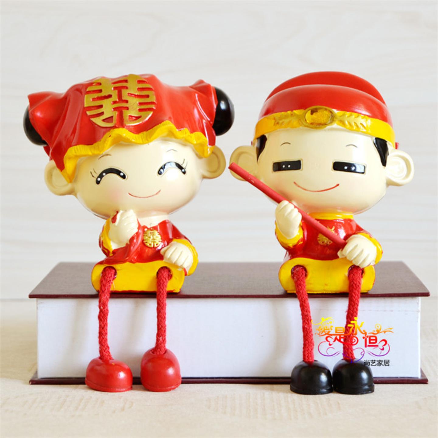 家居饰品情侣树脂创意婚庆摆件