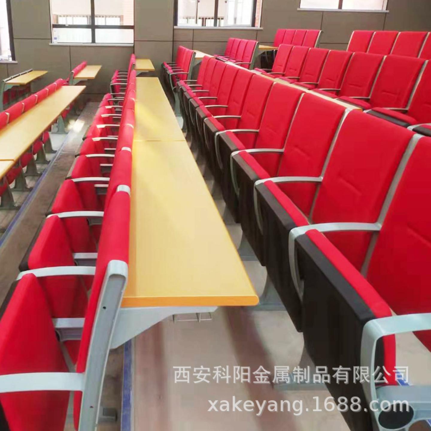 大学阶梯教室椅铝合金连排椅