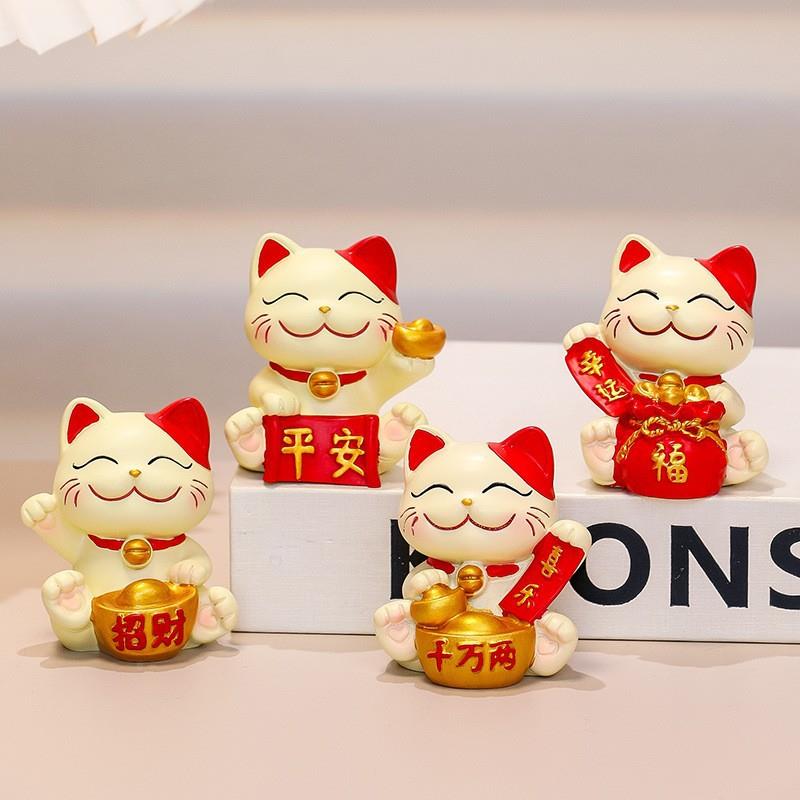 可公爱招财饰猫摆件创意卡通家居面D-HYZCM-装礼物可爱桌手工桌装